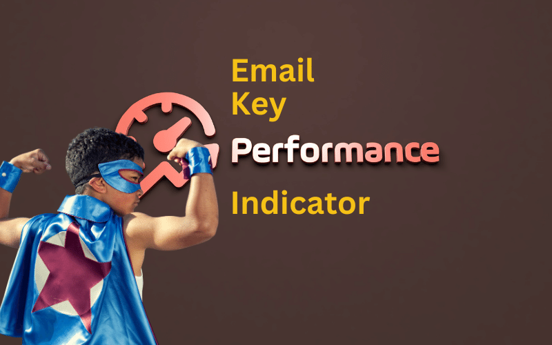 Graphic of superhero depicting emailmarketing key performance Indicator